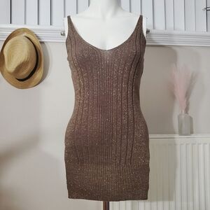 $5 ADD-ON Vintage 90s Costa Blanca Cami Knit Shimmer Top